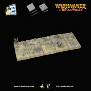 Socle magnétique régimentaire the old world