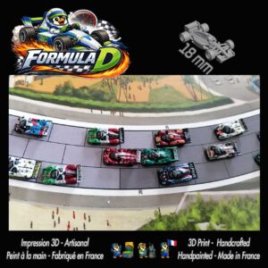 Hypercars miniatures peintes pour Formula D